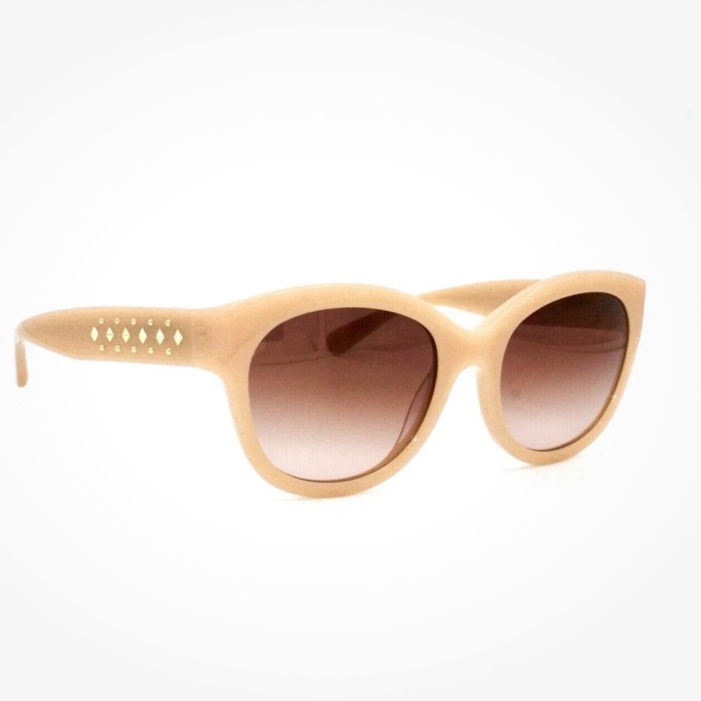 Italian MCM Sunglasses 606S 290 56-20 140 + case & cloth cream/beige NWOT